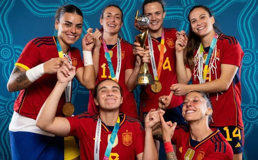 Parte del equipo femenil