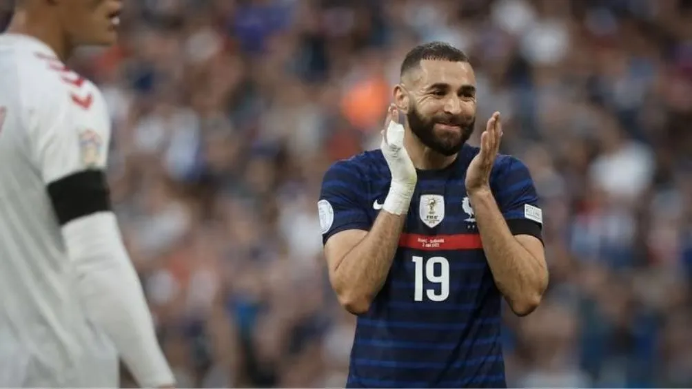 Benzema con la selección Francesa