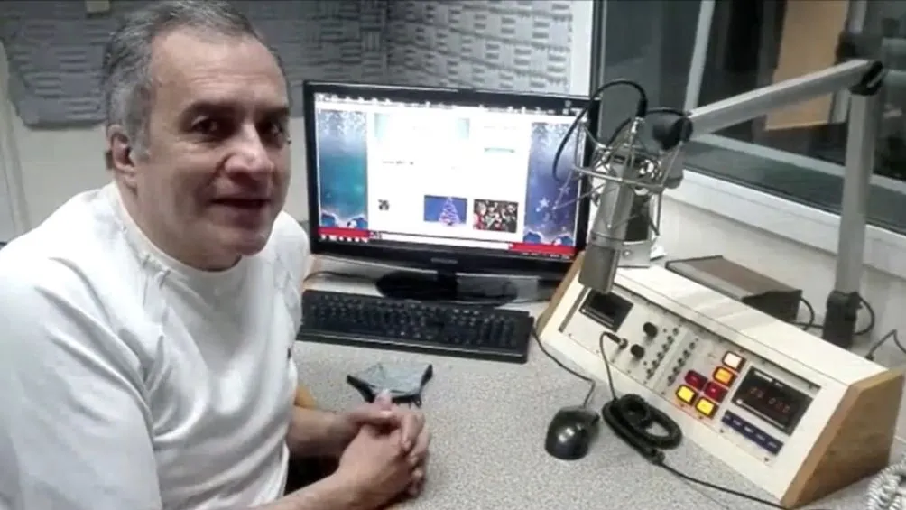 El locutor previo a un programa