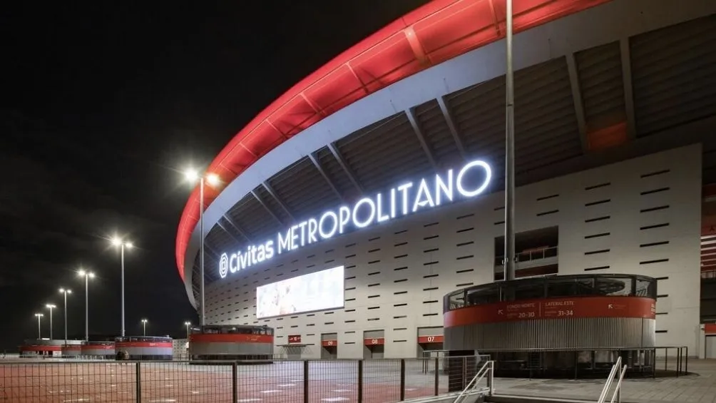 El estadio del Atlético de Madrid