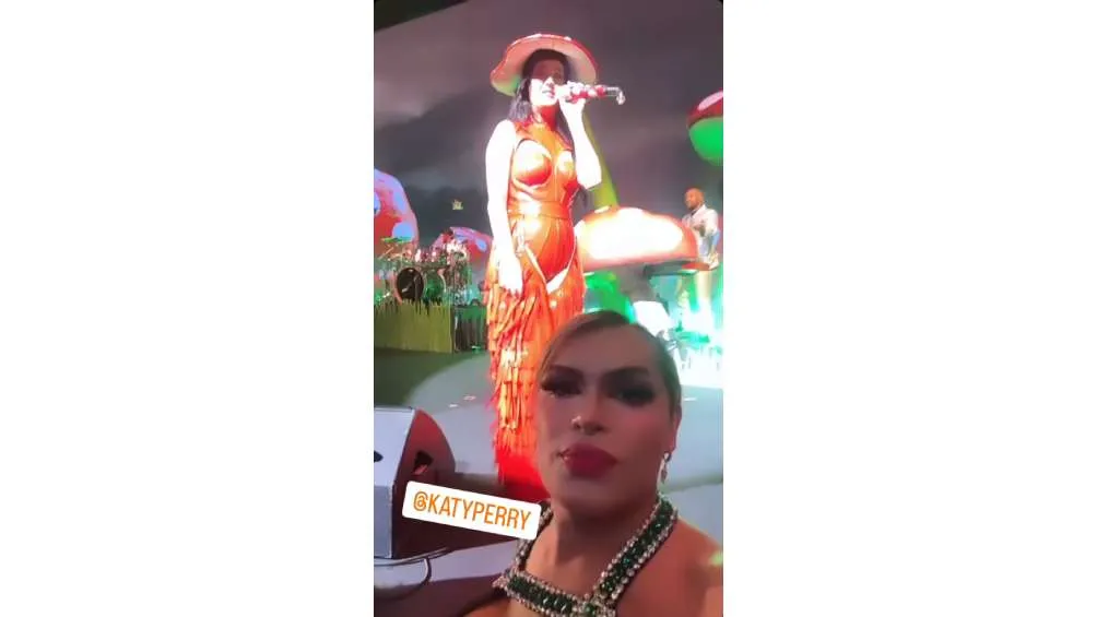 Wendy grabó a la cantante