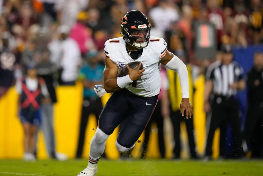 Justin Fields no jugará ante Raiders