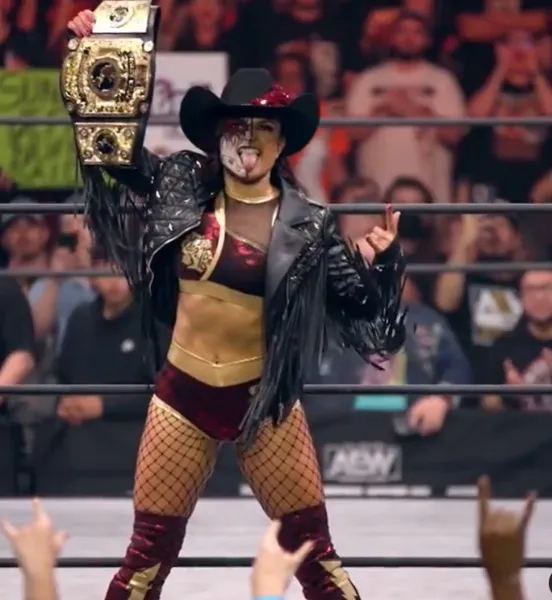 Thunder Rosa previo a una lucha