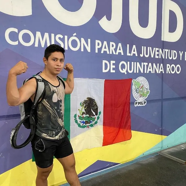 Víctor Güémez compitió en la categoría 61 kg