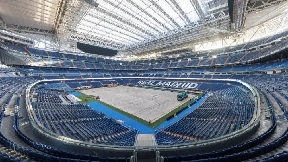 El Bernabéu en su nuevo interior