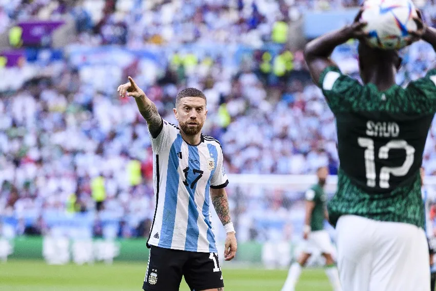 Papu Gómez en Qatar 2022 con Argentina
