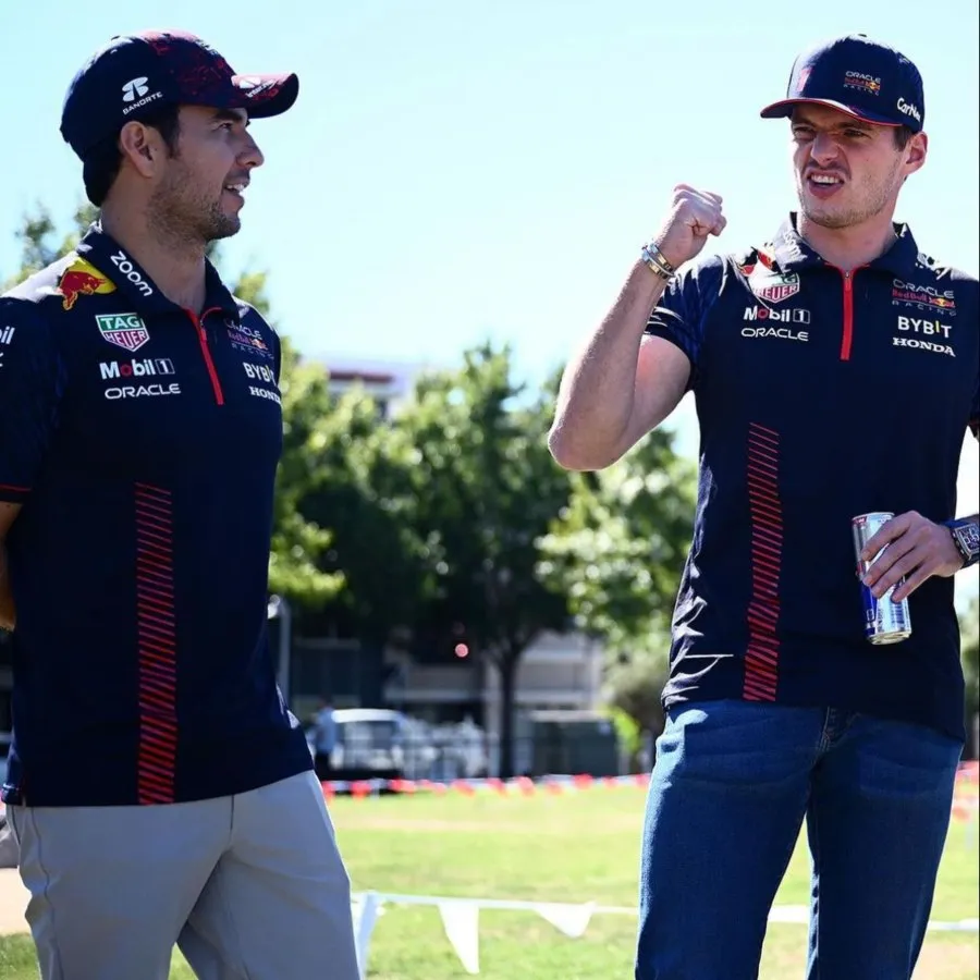 Checo Pérez y Max Verstappen en Austin