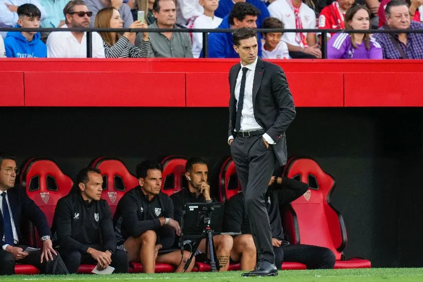 Diego Alonso en su debut como DT de Sevilla