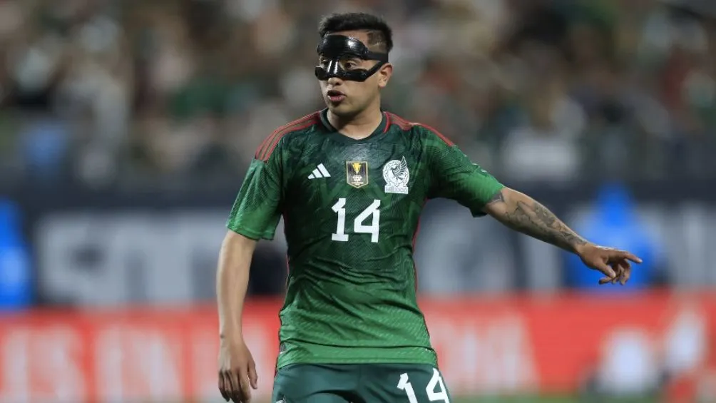 Sánchez jugando con la Selección Nacional