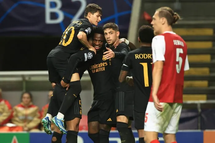 Real Madrid venció 2-1 al Sporting Braga