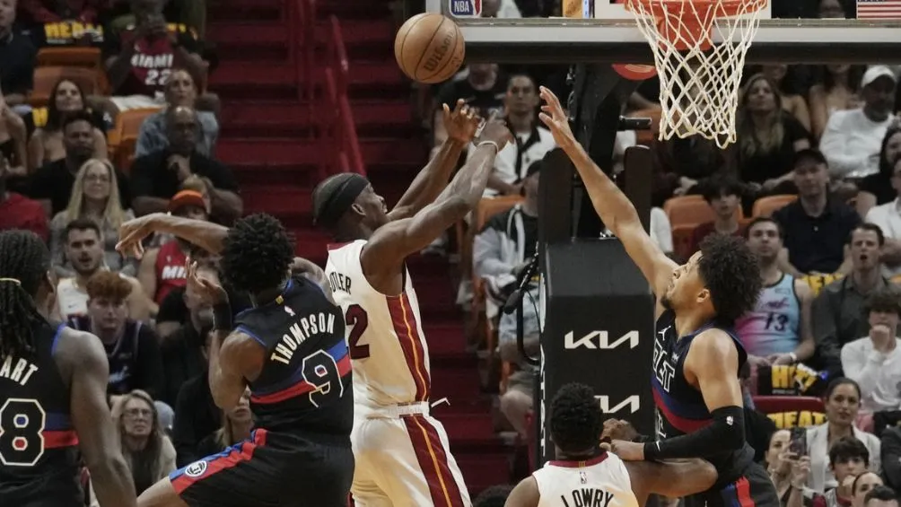 Butler en el encuentro ante Pistons