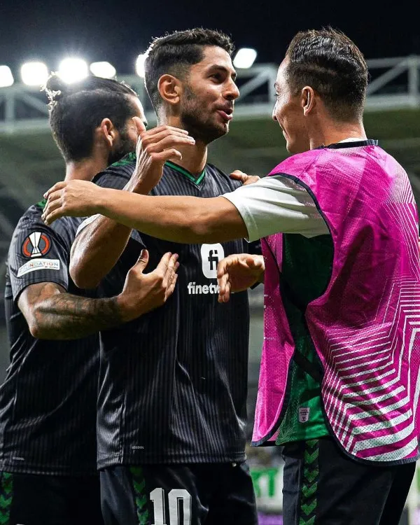 Ayoze Pérez celebrando el gol del triunfo