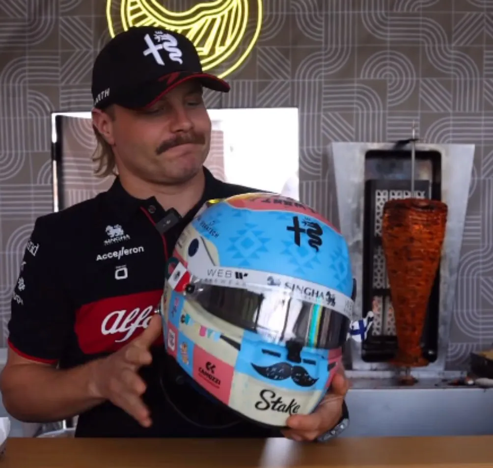 Valterri Bottas ocupará un casco con diseño especial