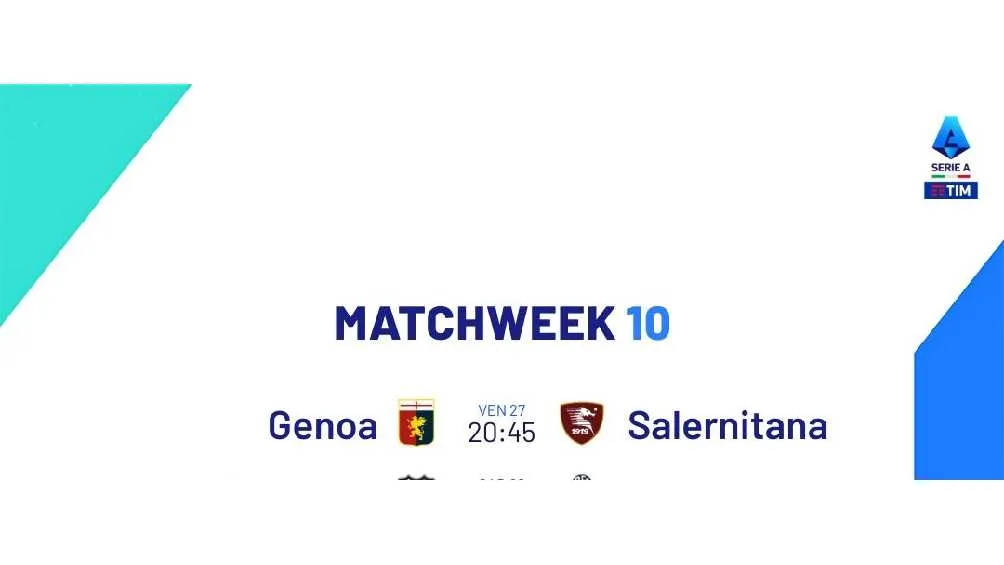 Genoa recibe al Salernitana