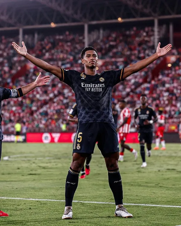 Jude Bellingham celebrando su gol