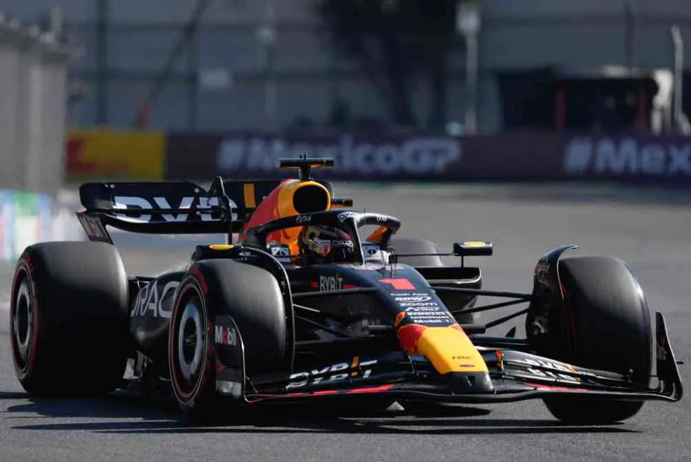 AP Verstappen durante la clasificación del GP de México
