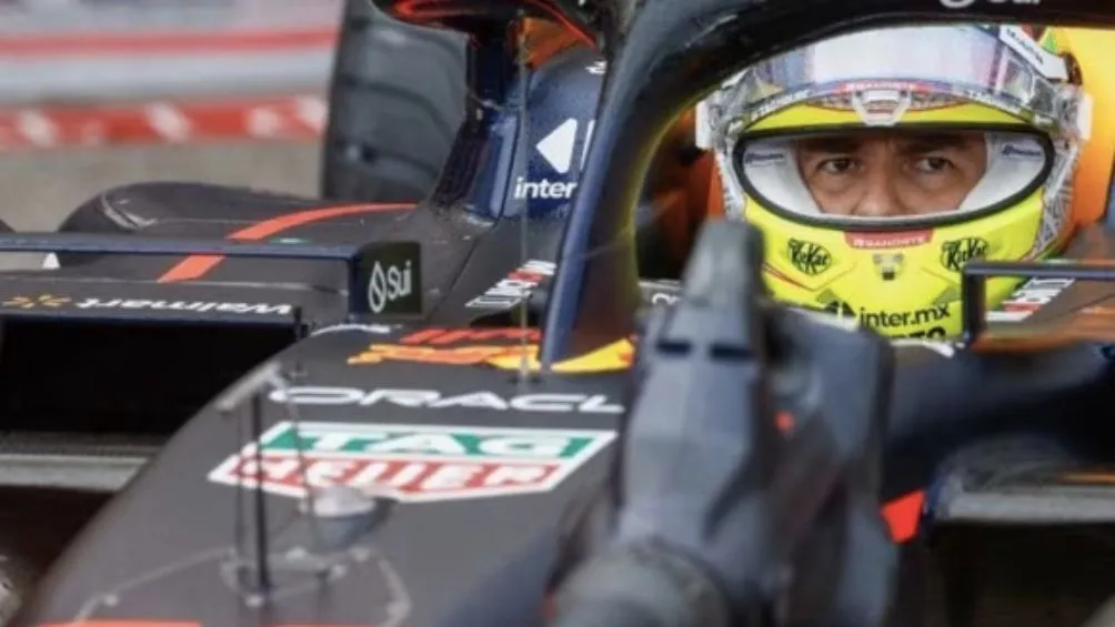 AP Checo durante el GP de México