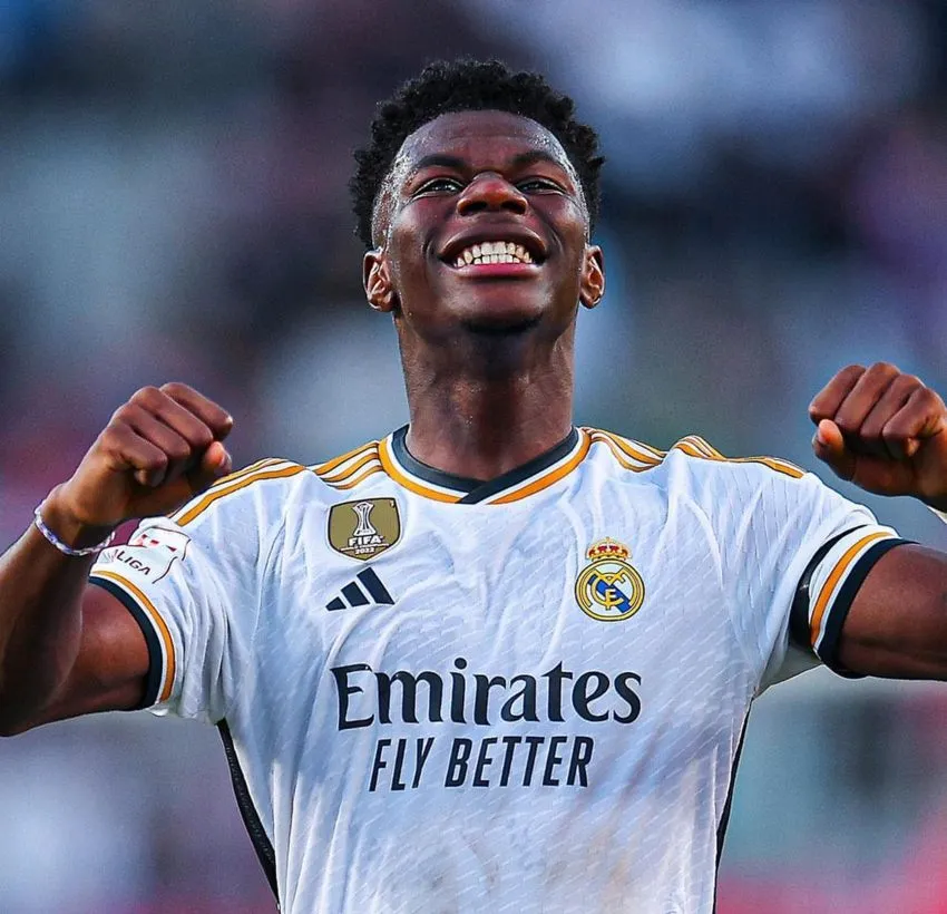 El francés festejando la victoria