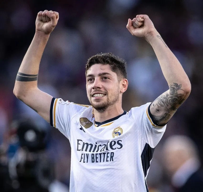 Valverde fue titular en el partido