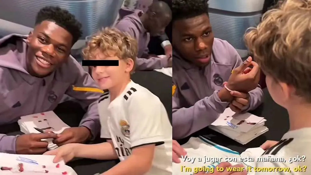 CAPTURA DE PANTALLA TWITTER El futbolista cumplió su promesa