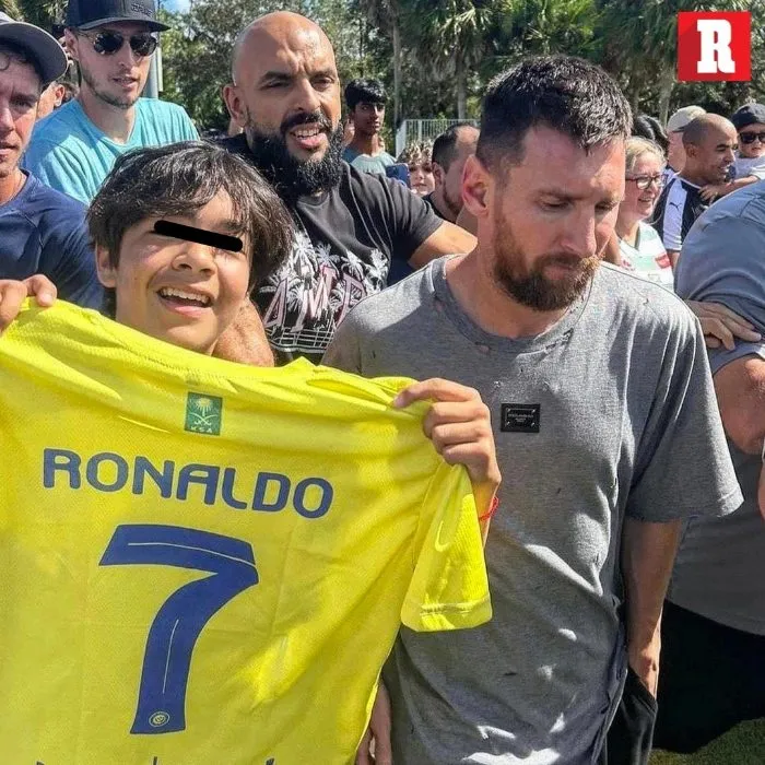 Niño 'se burla' de Messi y le recuerda a Cristiano Ronaldo