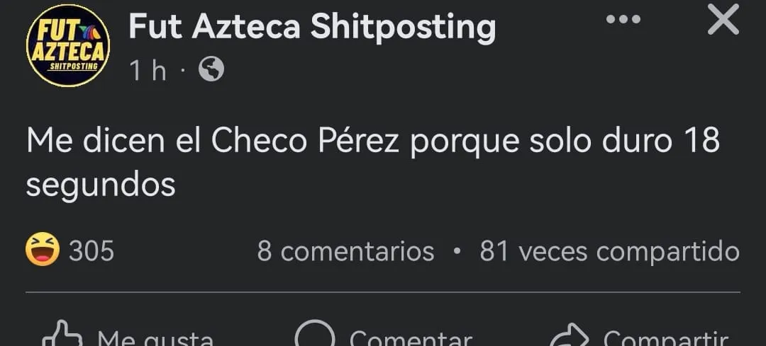 TWITTER Memes tras el abandono de 'Checo'