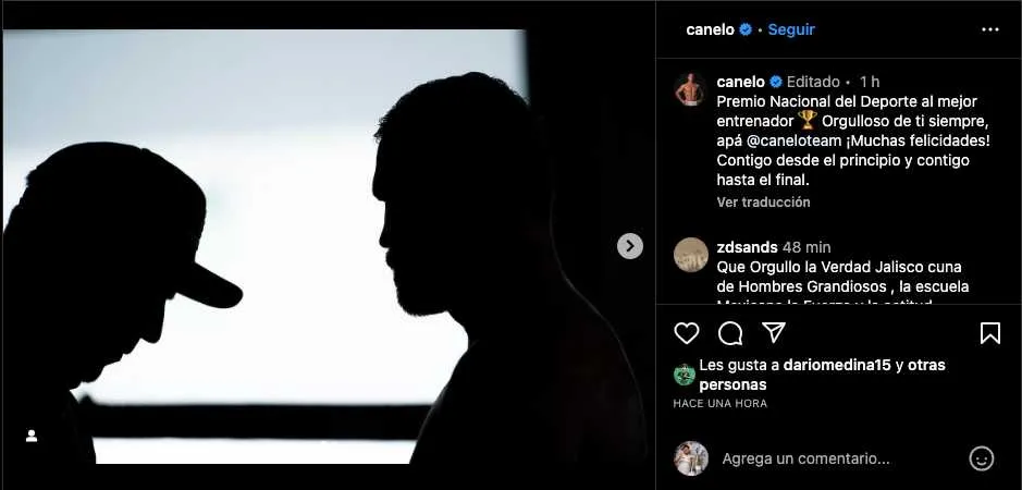 El mensaje de Canelo a Eddy Reynoso