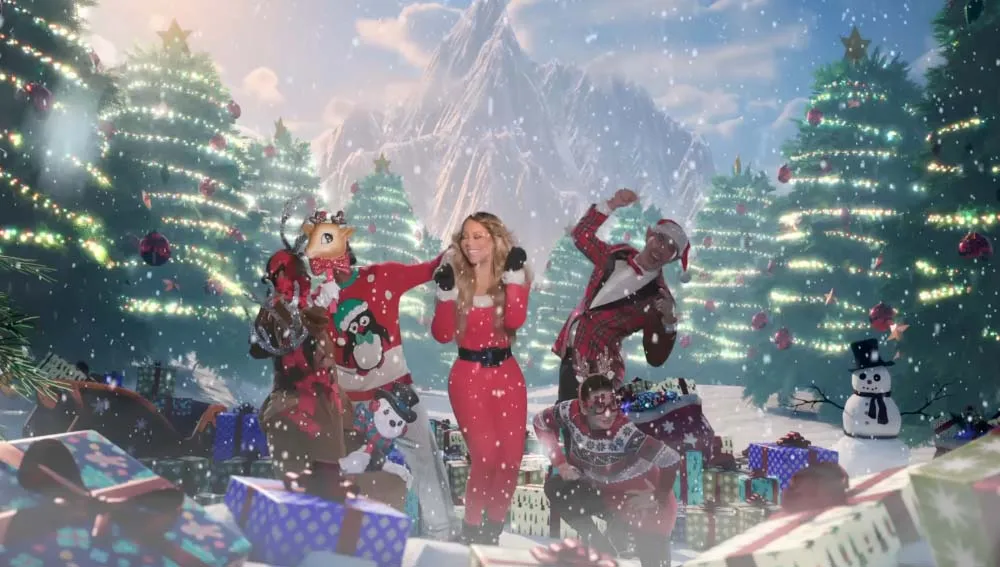 Youtube: Mariah Carey La cantante baila al ritmo de 'All I Want For Christmas Is You'.