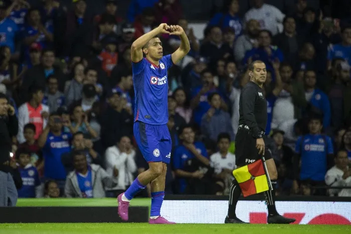 Ángel Sepúlveda celebrando su gol