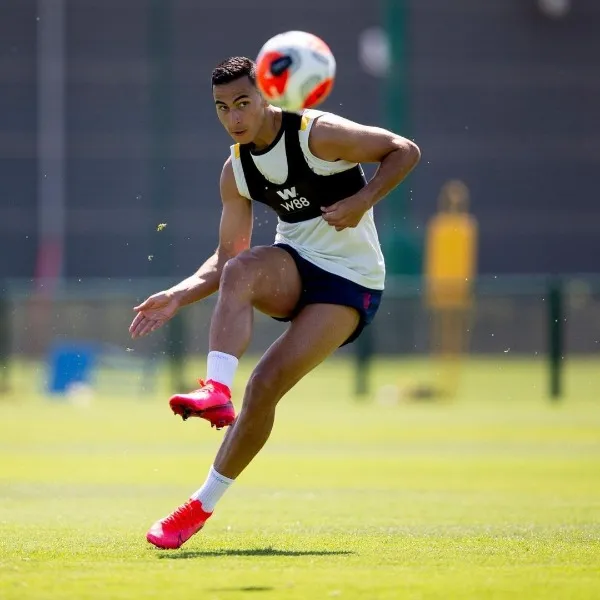 Anwar El Ghazi mostraba su apoyo hacia Palestina