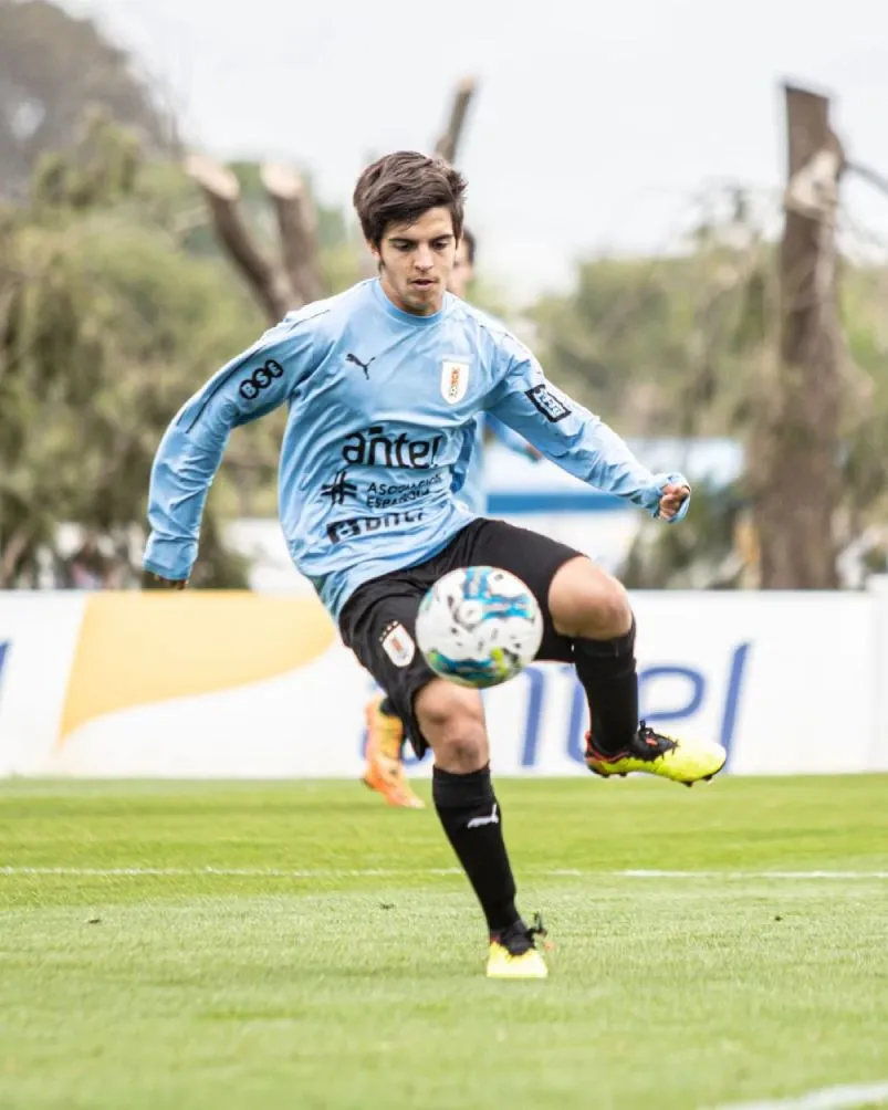 Biscayzacu con Uruguay en octubre de 2022