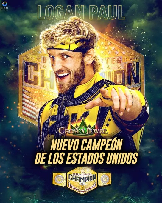 Logan Paul es Campeón de WWE por primera vez