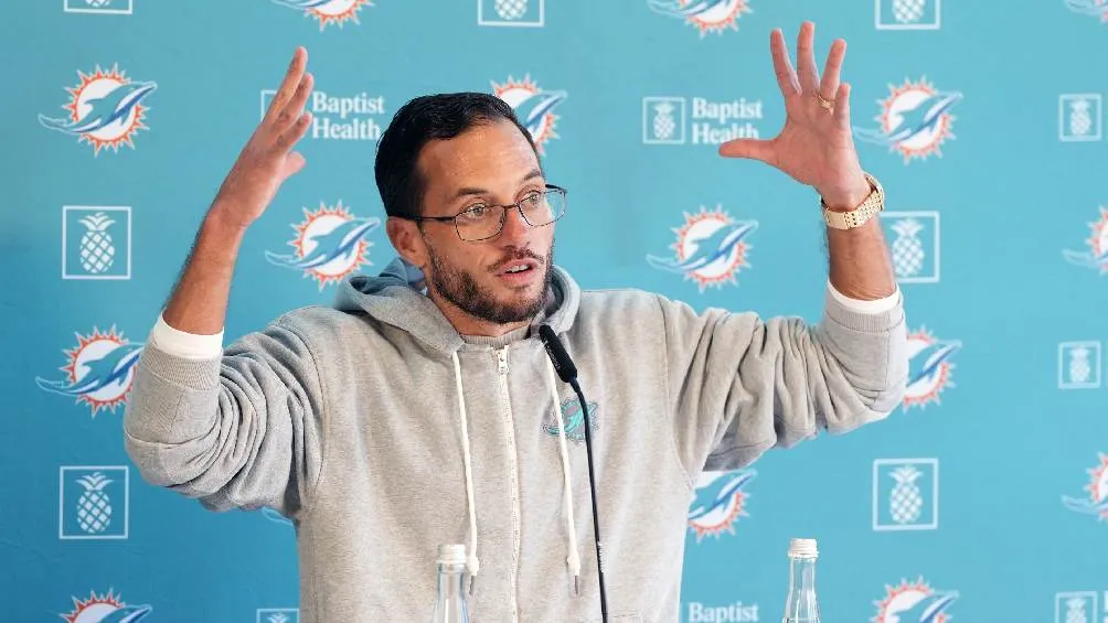 Mike McDaniel, coach de los Dolphins de Miami