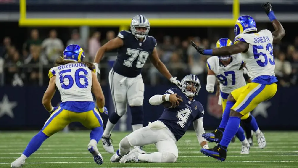 Prescott se barre en la victoria ante Rams