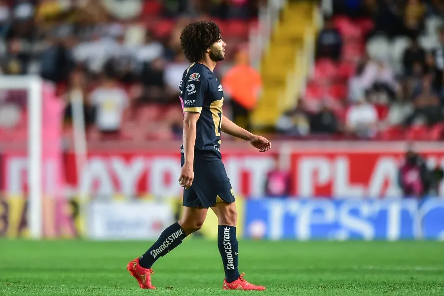 Chino Huerta tras ser expulsado contra Necaxa