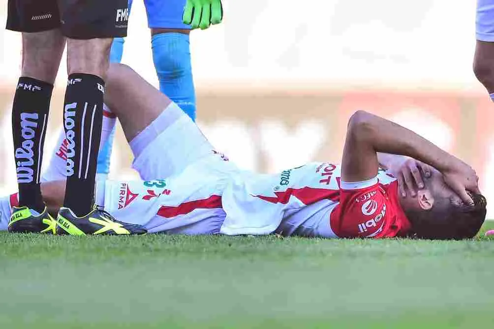 Alan Montes tras la agresión de Luis Amarilla