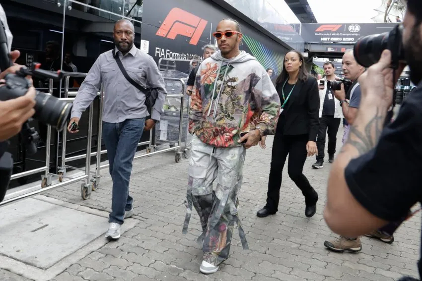 Hamilton en el GP de Brasil