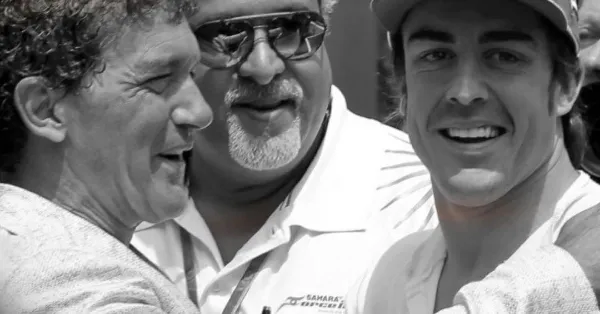 INSTAGRAM @antoniobanderas Antonio Banderas elogió a Fernando Alonso