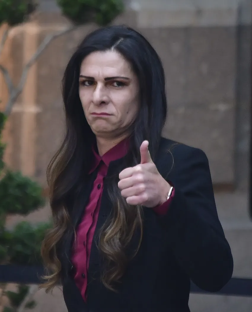 Ana Guevara en un evento político