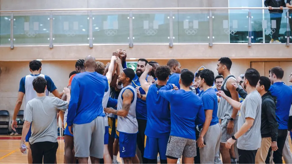 Capitanes en el training camp