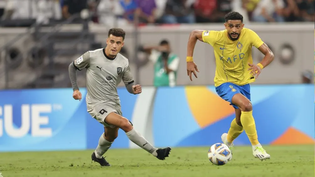 Philppe Coutinho en el partido ante el Al-Nassr