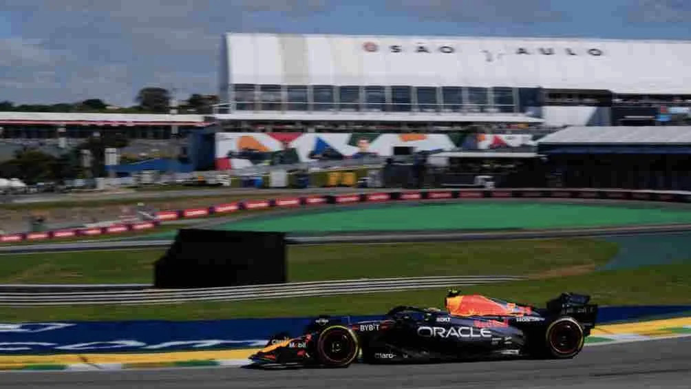 El RB19 de Pérez en Interlagos