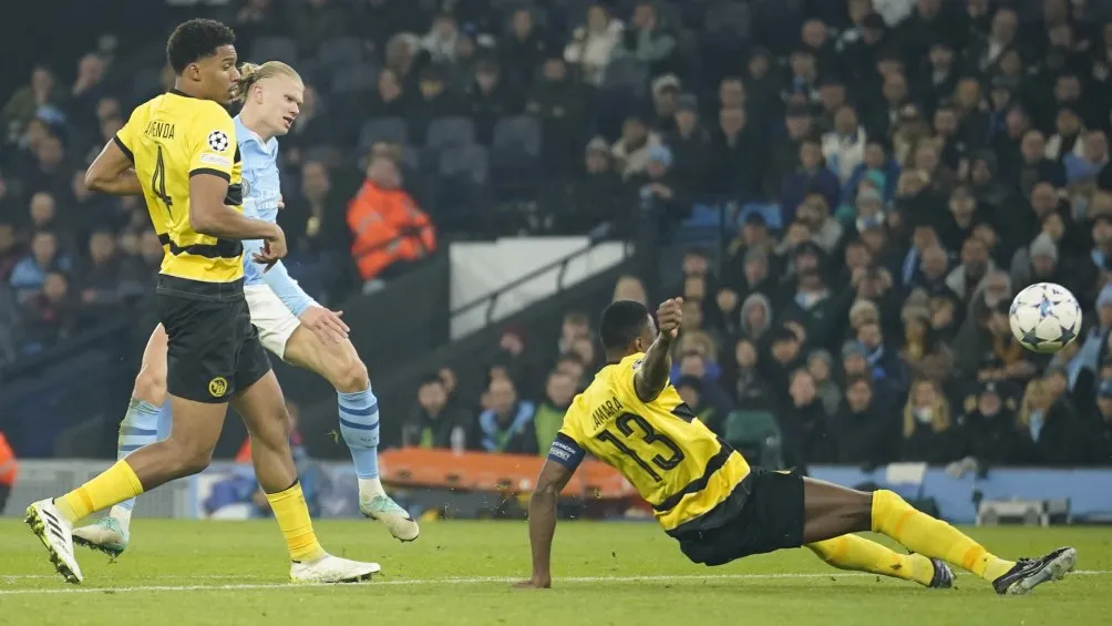 El noruego, en Champions ante Young Boys