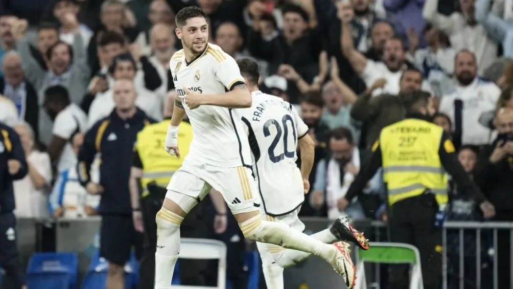 Fede Valverde en el Bernabéu