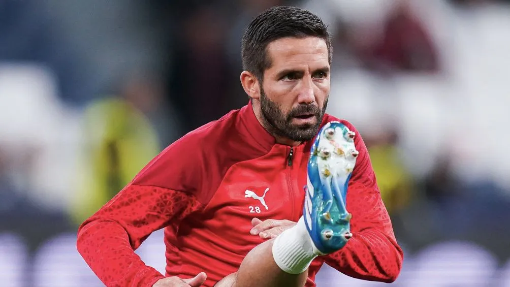 Joao Moutinho en la previa al encuentro