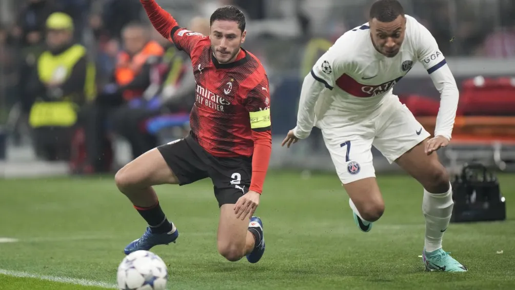 Kylian, en el duelo de ayer en Champions