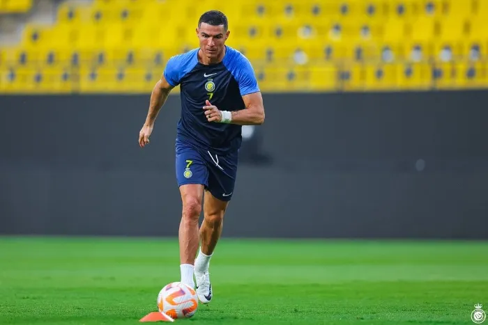 INSTAGRAM @cristiano Cristiano Ronaldo entrenando con el Al Nassr