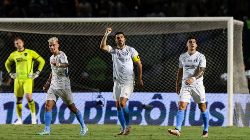 Botafogo, Gremio y Palmeiras están empatados en el liderato del Brasileirao