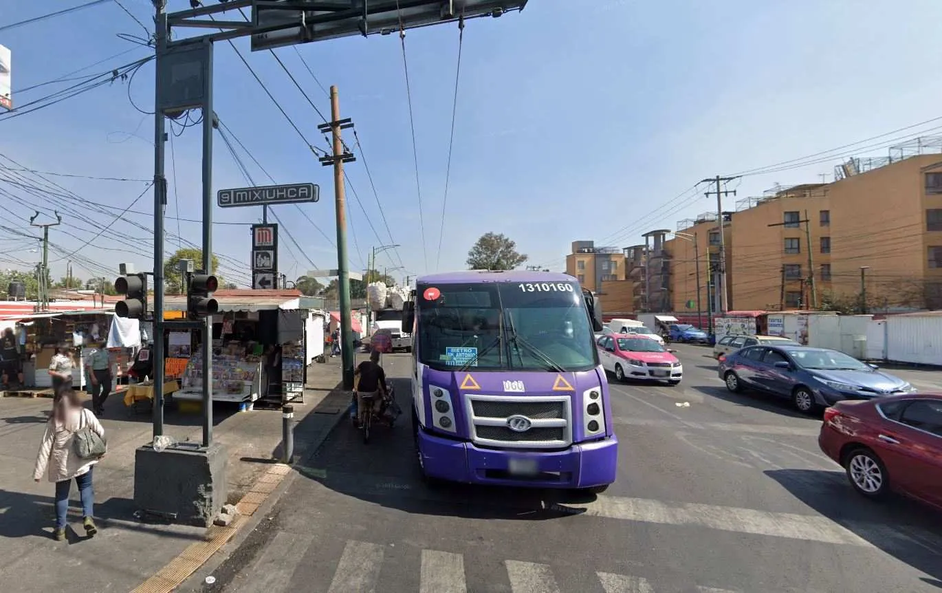 La Línea 9 aún tiene abierta la estación Mixiuhca.