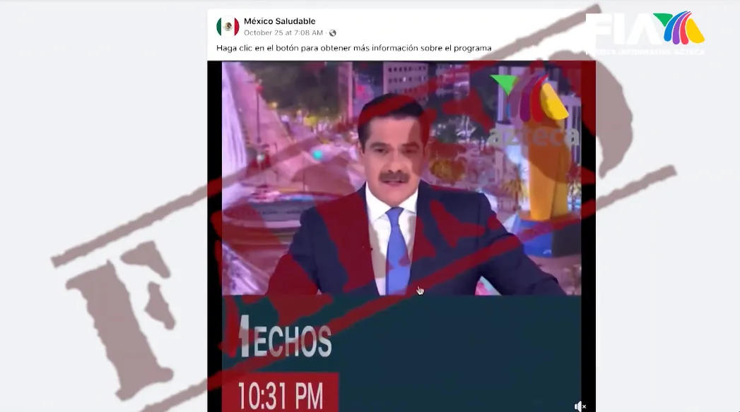 TV Azteca afirma que no hay legislación para deneter los fraudes por la Inteligencia Artificial.